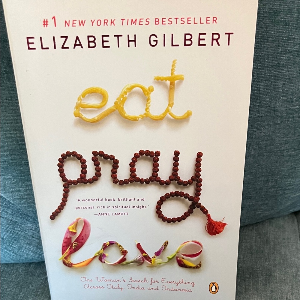 Elizabeth Gilbert 'Eat Pray Love' Book